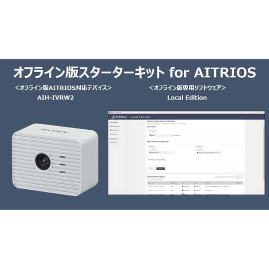 オフライン版スターターキットfor AITRIOS（AIH-IVRW2＋Local Edition）