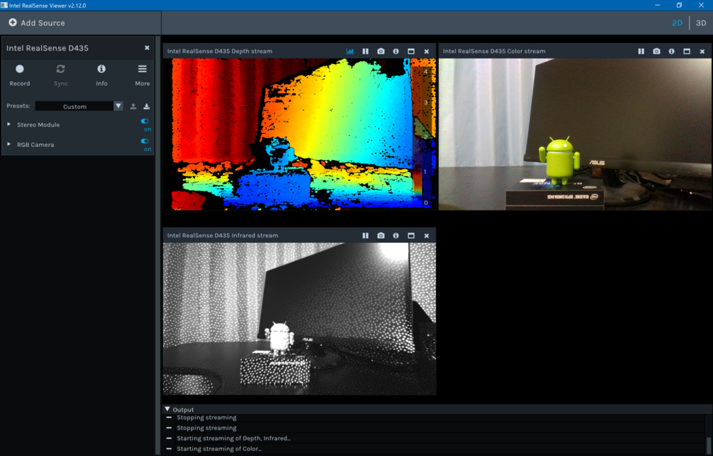 intel RealSense™ Depth Camera D435